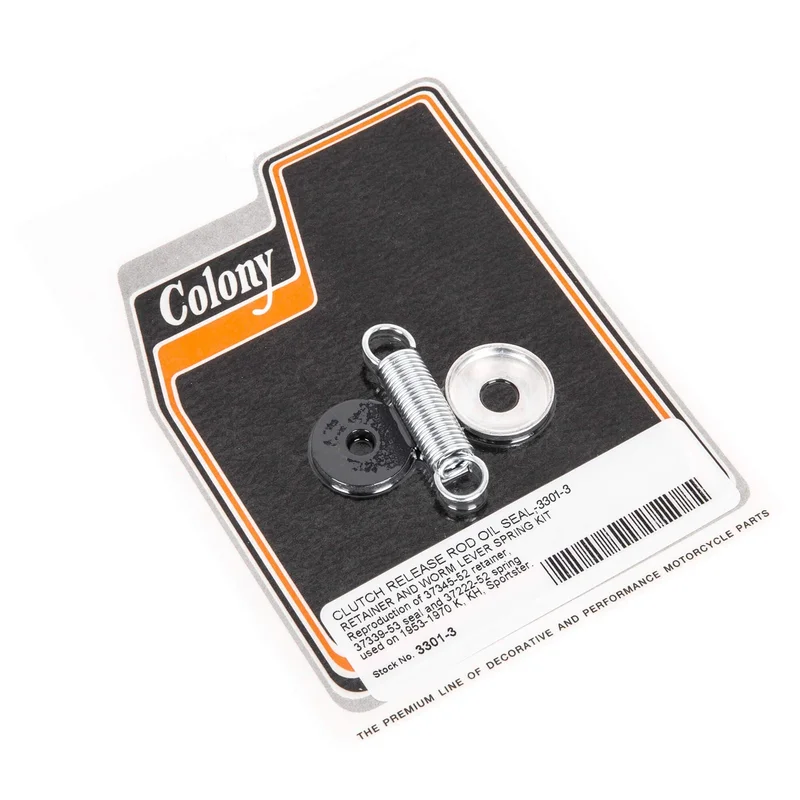#3301-3 Clutch Release Rod Oil Seal & Spring Kit 1953-1970 Harley-Davidson Sportster K/KH/XL