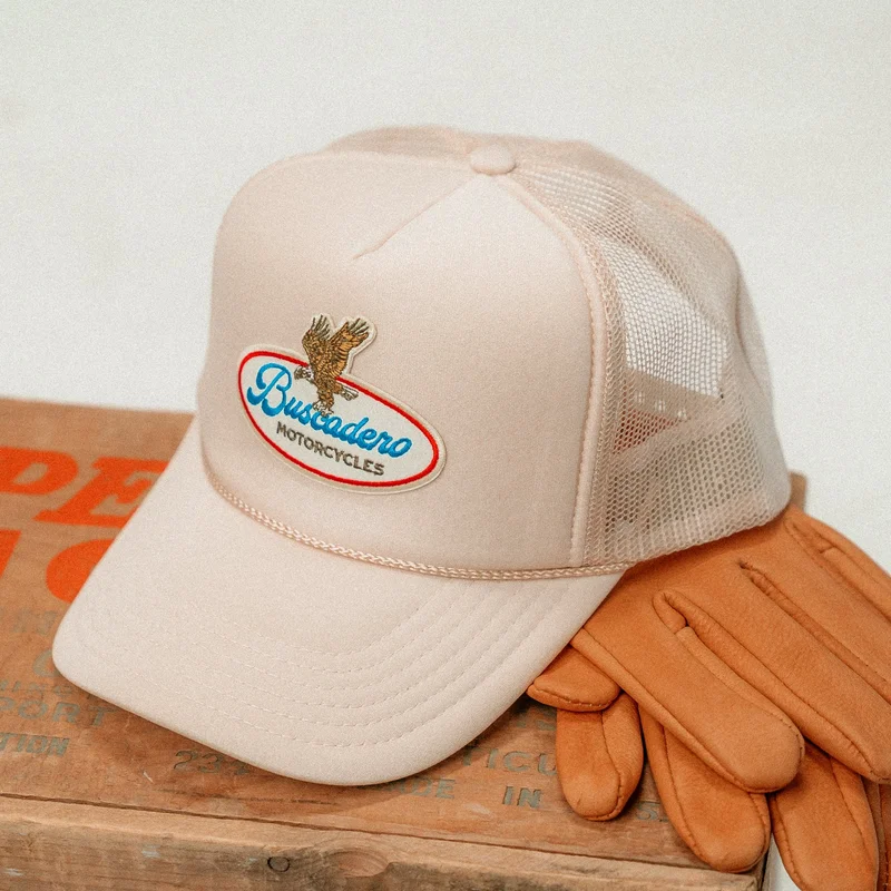 ‘Brew’ Foam Trucker Hat – Off White