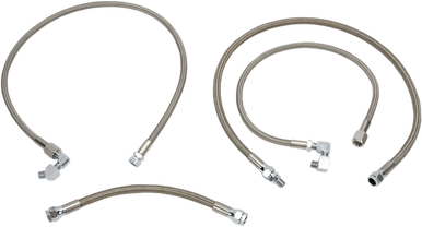 DRAG SPECIALTIES Oil Line Kit - Stainless Steel - Sportster 606008